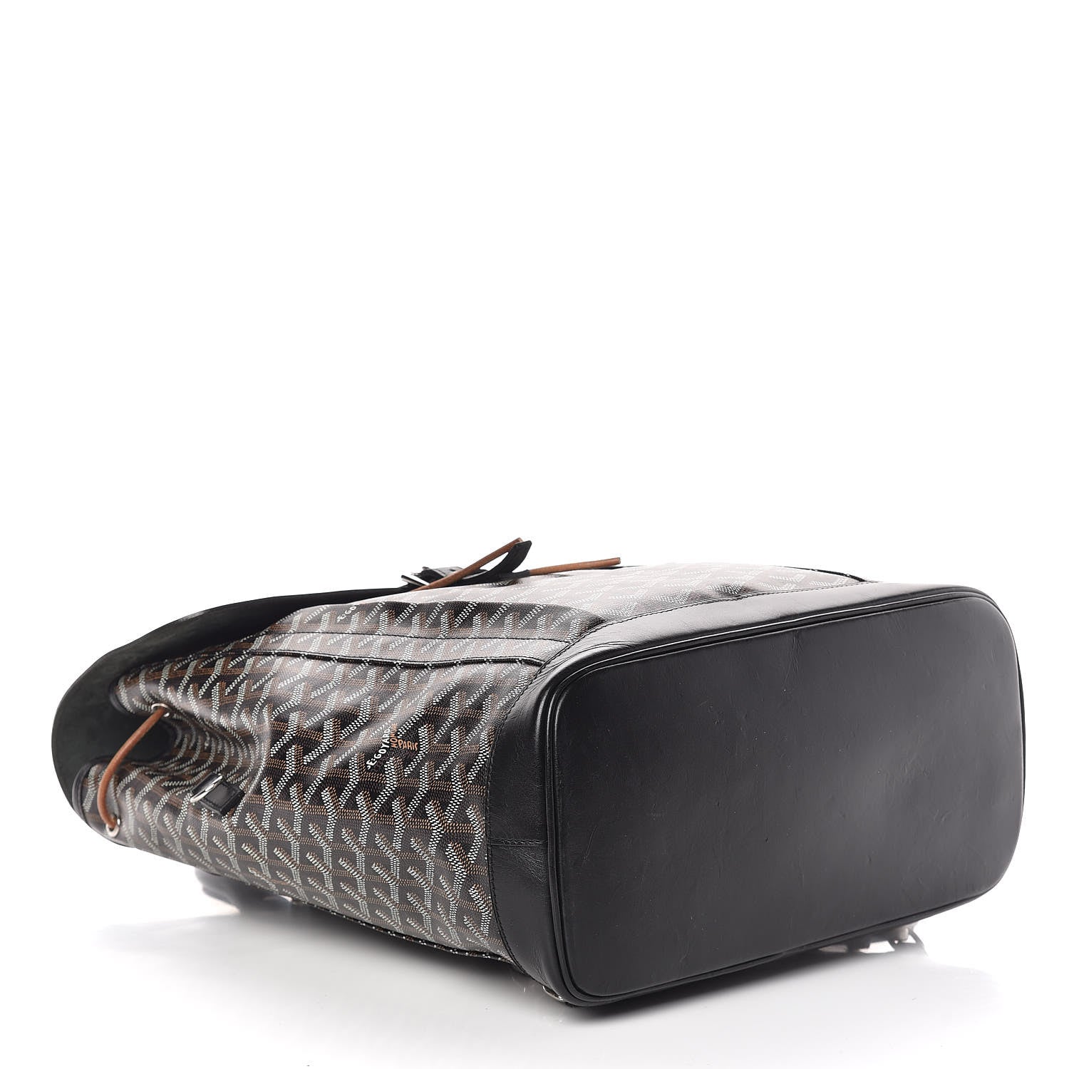 Goyard Goyardine Calfskin Alpin Backpack Black 4 of 9