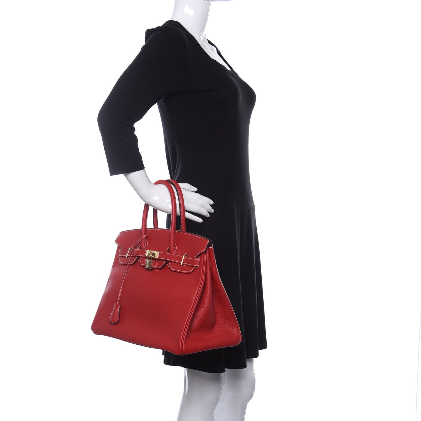 Epsom Candy Birkin 35 Rouge Casaque Bleu Thalassa