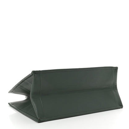 Christian Dior Calfskin Embossed Medium Book Tote Orage 4 of 16