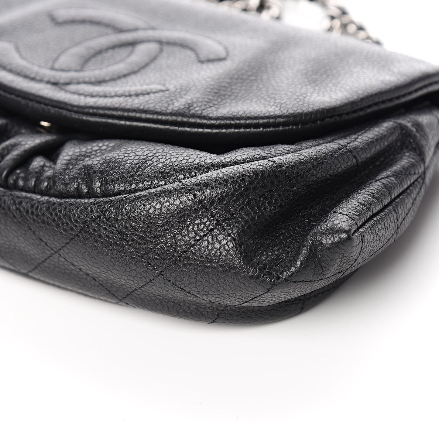Caviar Half Moon Wallet On Chain WOC Black