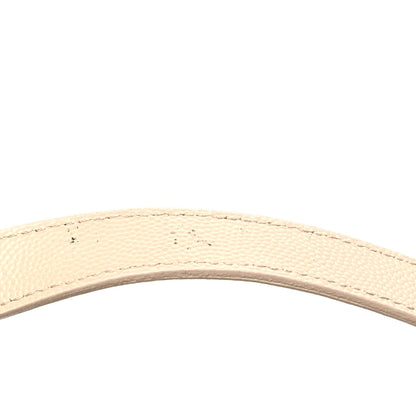 Saint Laurent Grain De Poudre Matelasse Chevron Monogram Shopping Bag Nude Powder 10 of 10