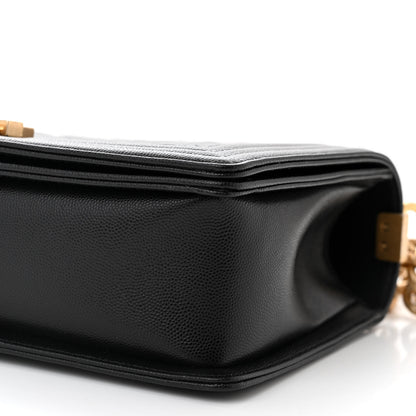 Chanel Caviar Quilted New Medium Boy Flap Black 10 of 11
