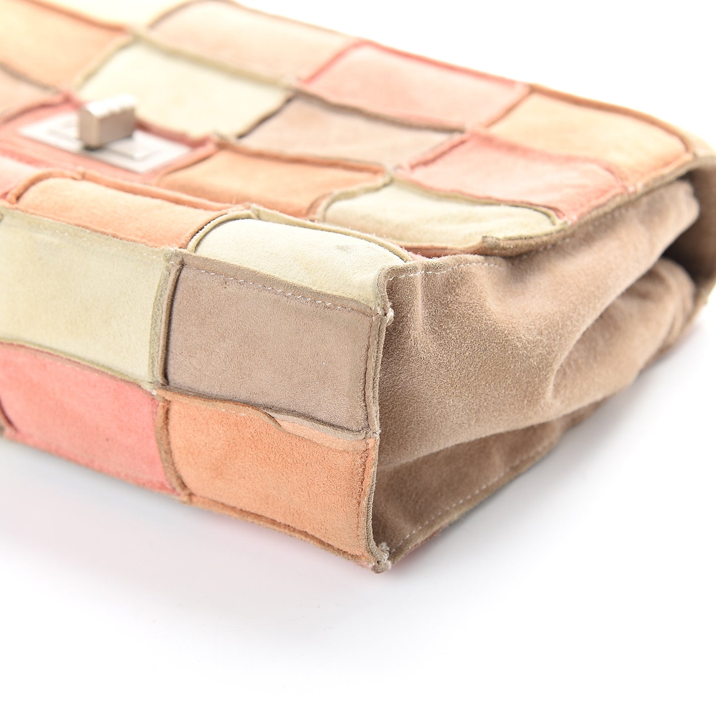 Suede Chocolate Bar Mademoiselle Flap Multicolor