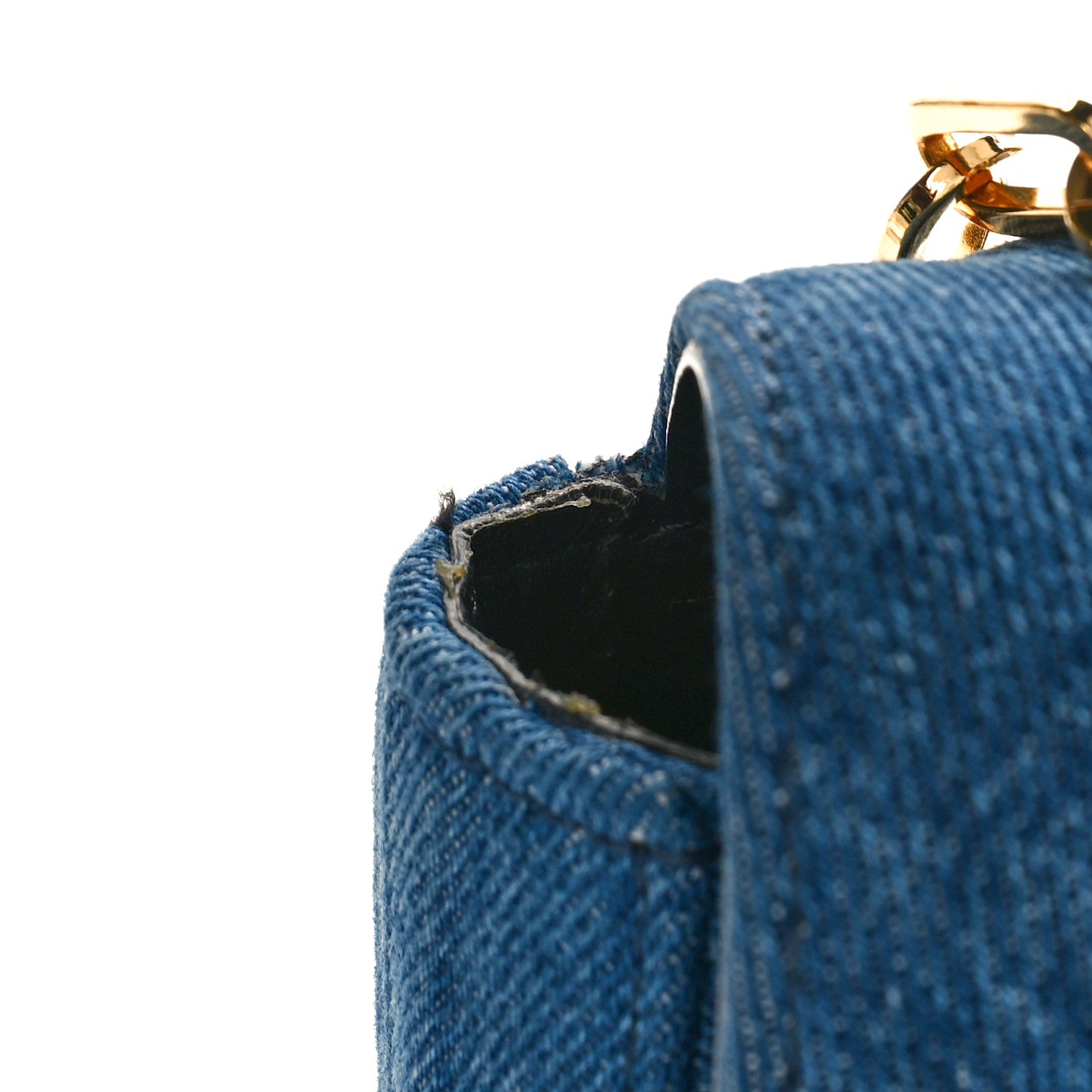 Tom Ford Denim T-Clasp Shoulder Bag Blue 9 of 9