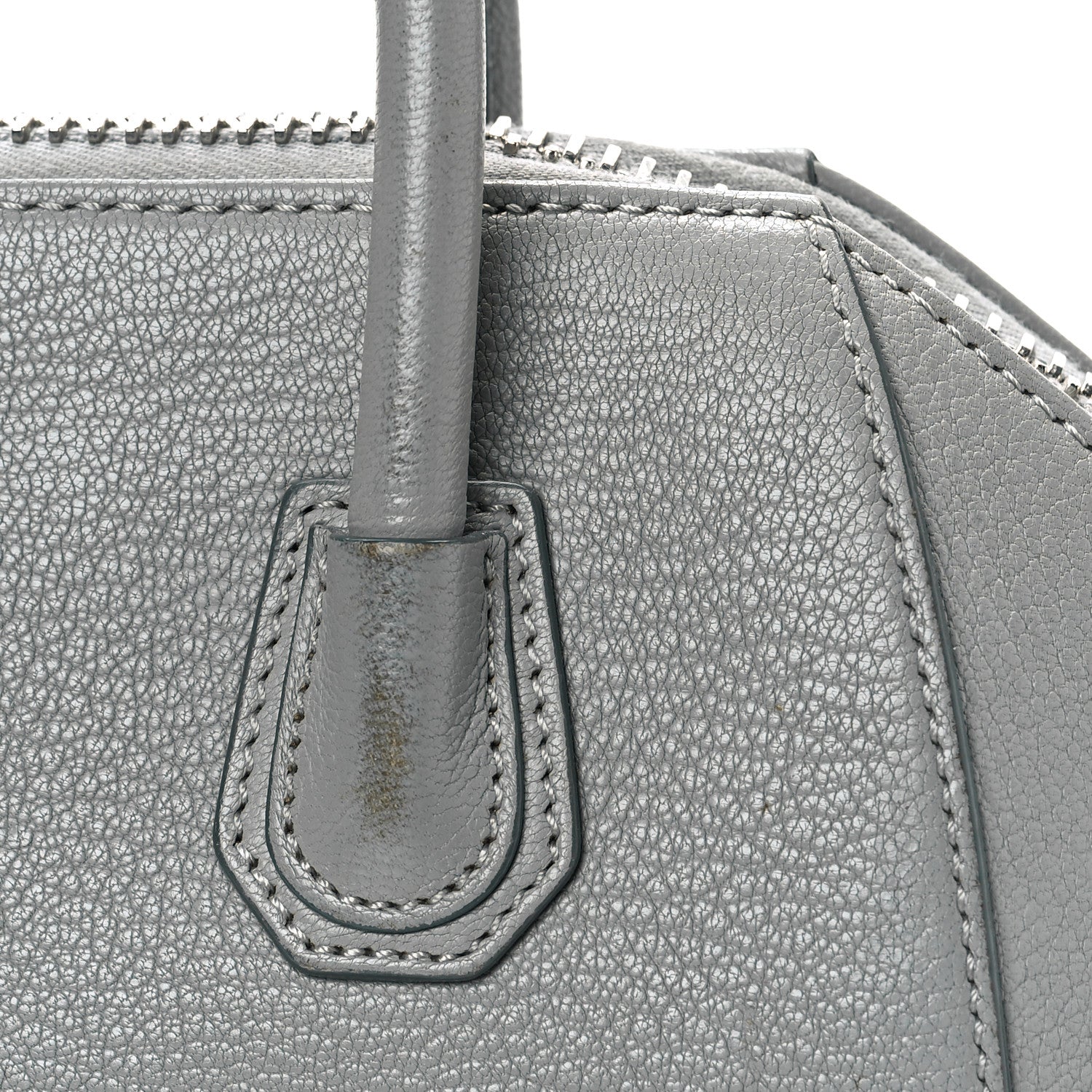 Givenchy Sugar Goatskin Mini Antigona Pearl Grey 9 of 10