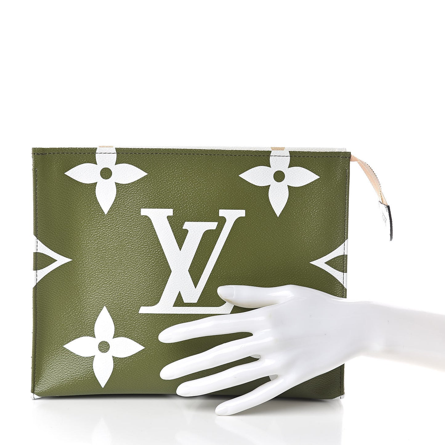 Monogram Giant Toiletry Pouch 26 Kaki
