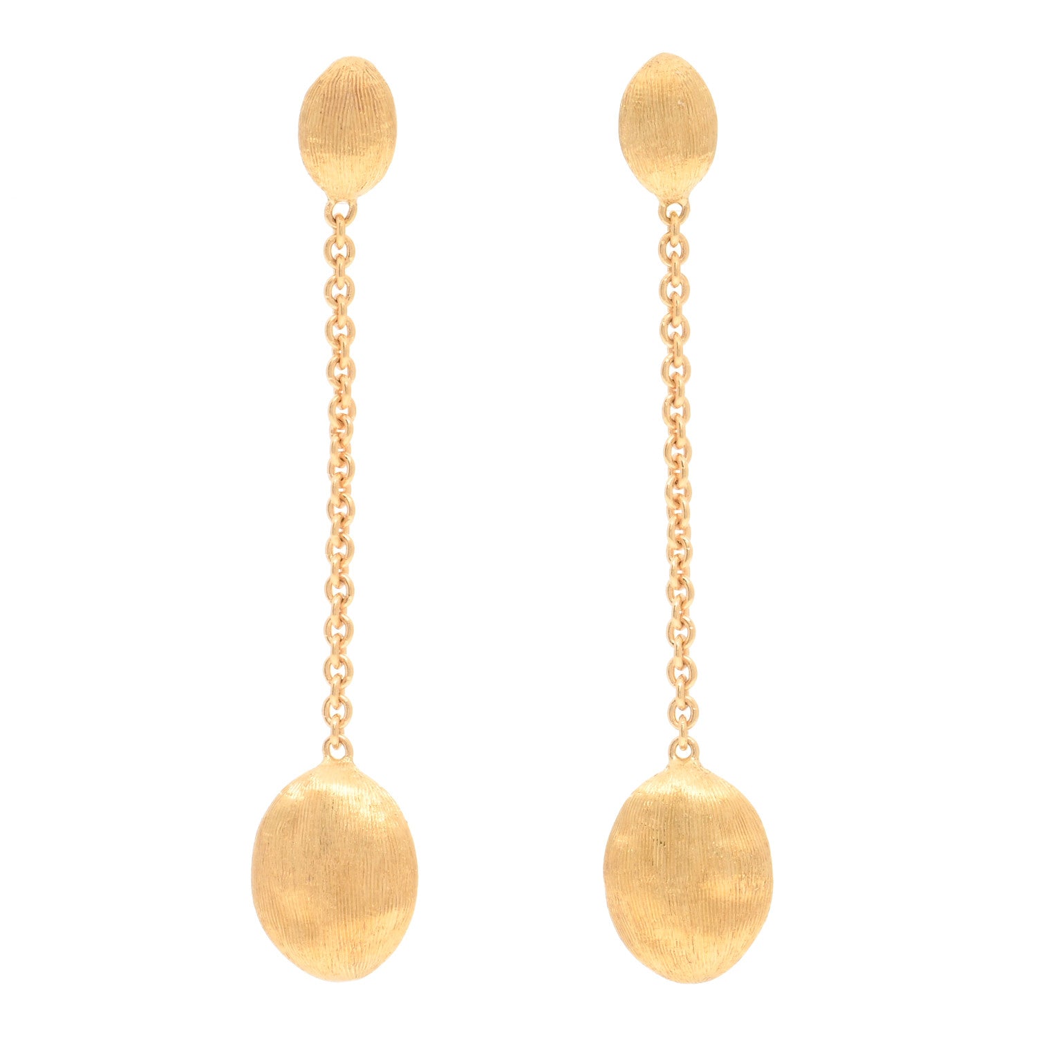Marco Bicego 18K Yellow Gold Siviglia Drop Earrings 1 of 4