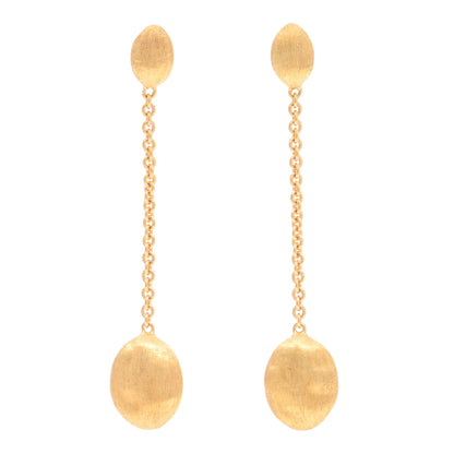 Marco Bicego 18K Yellow Gold Siviglia Drop Earrings 1 of 4