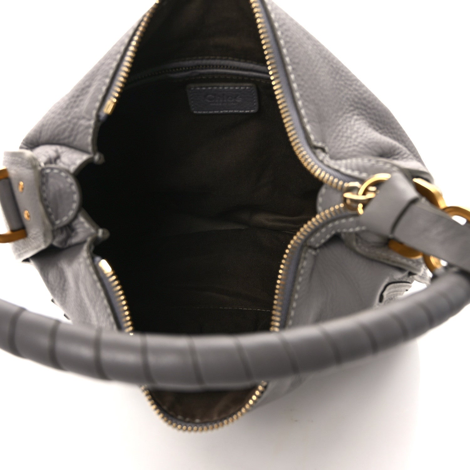 Chloe Calfskin Medium Marcie Satchel Cashmere Grey 5 of 14