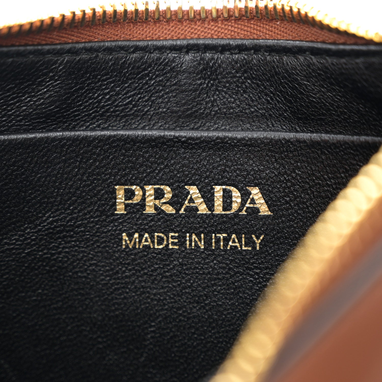 Prada Soft Calfskin Arque Shoulder Bag Cognac 8 of 13
