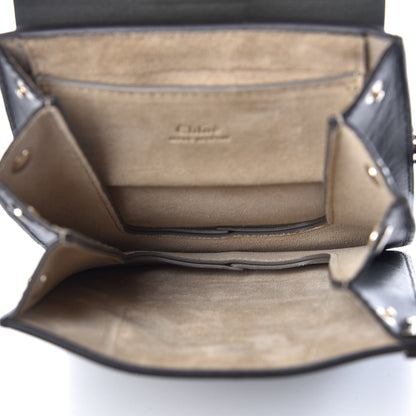 Chloe Suede Calfskin Mini Faye Bracelet Bag Forest Green 4 of 8