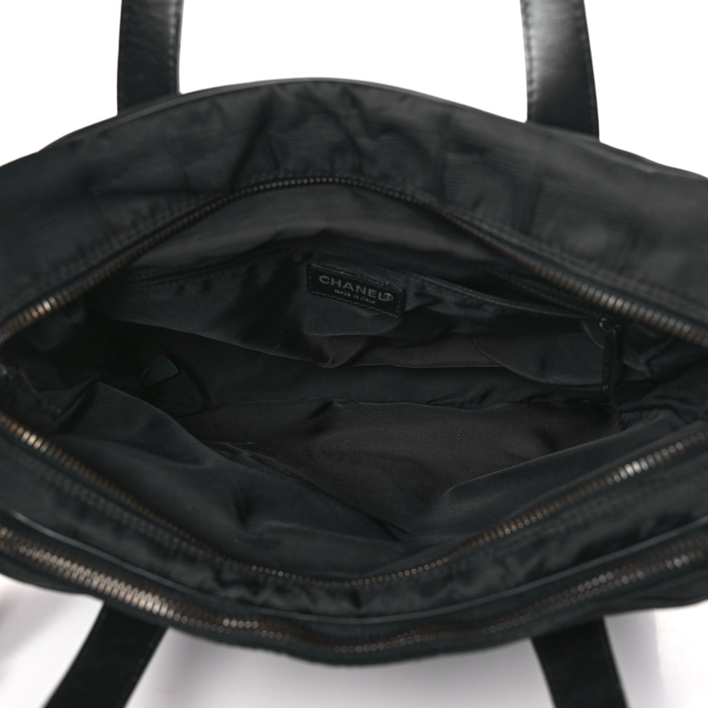 Nylon Travel Shoulder Bag Black