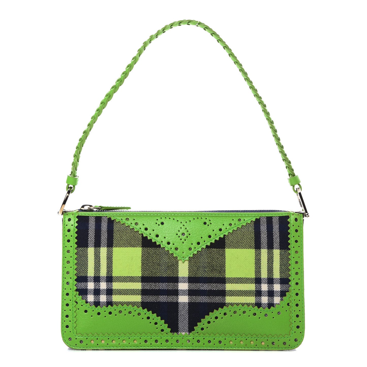 Tartan D'Trick Shoulder Bag Green Black