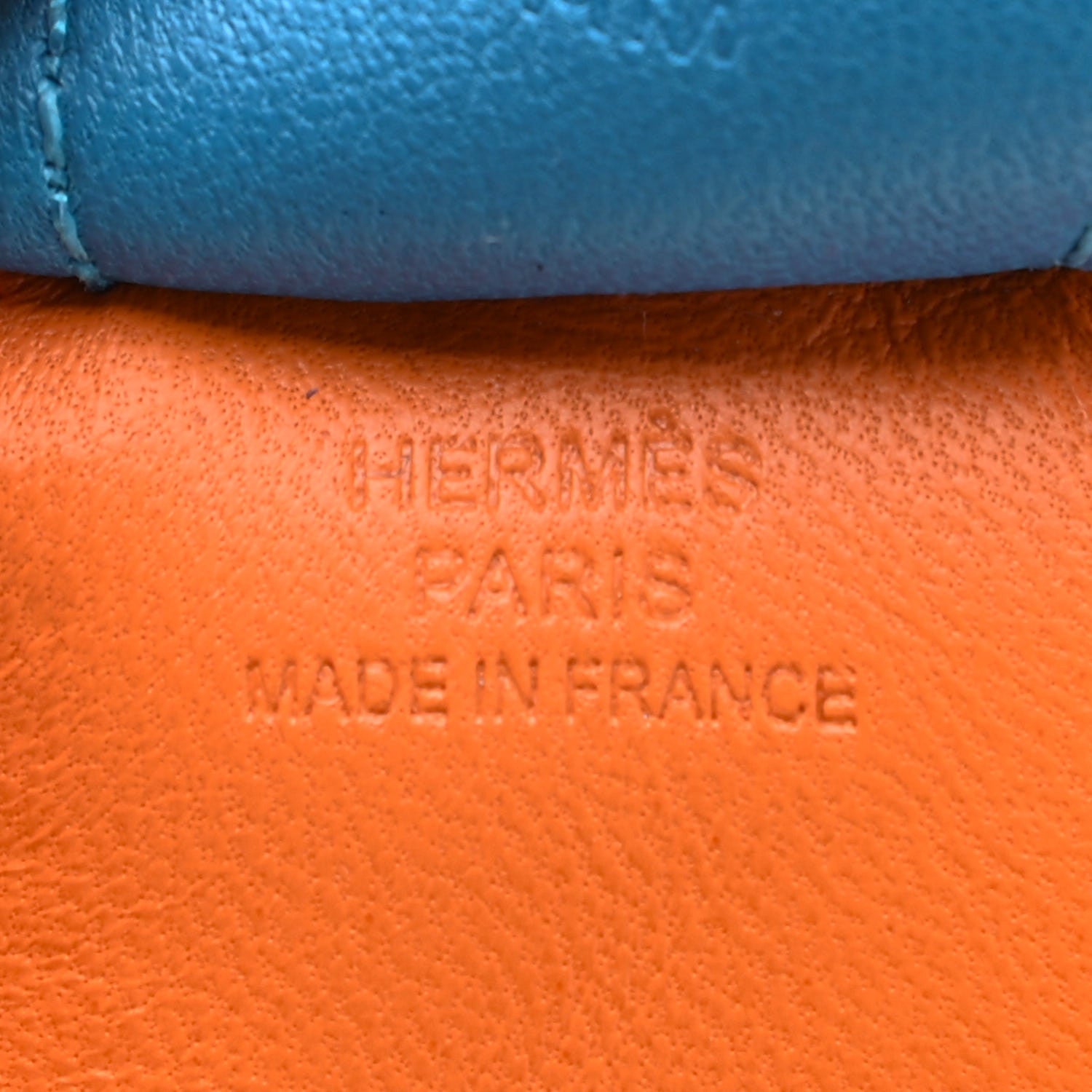 Hermes Milo Lambskin Grigri Rodeo Horse Bag Charm MM Orange Bleu Zanzibar Rose Azalee 4 of 4