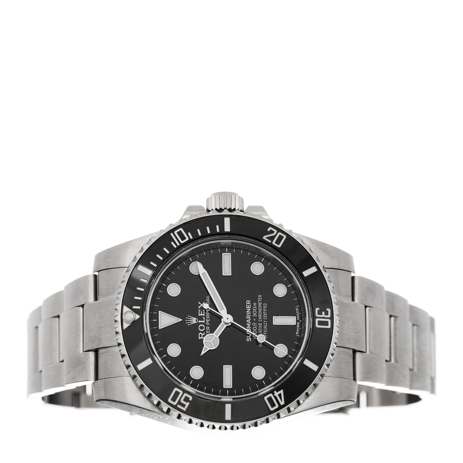 Rolex Stainless Steel 40mm Oyster Perpetual Submariner Watch Black 114060 2 of 5