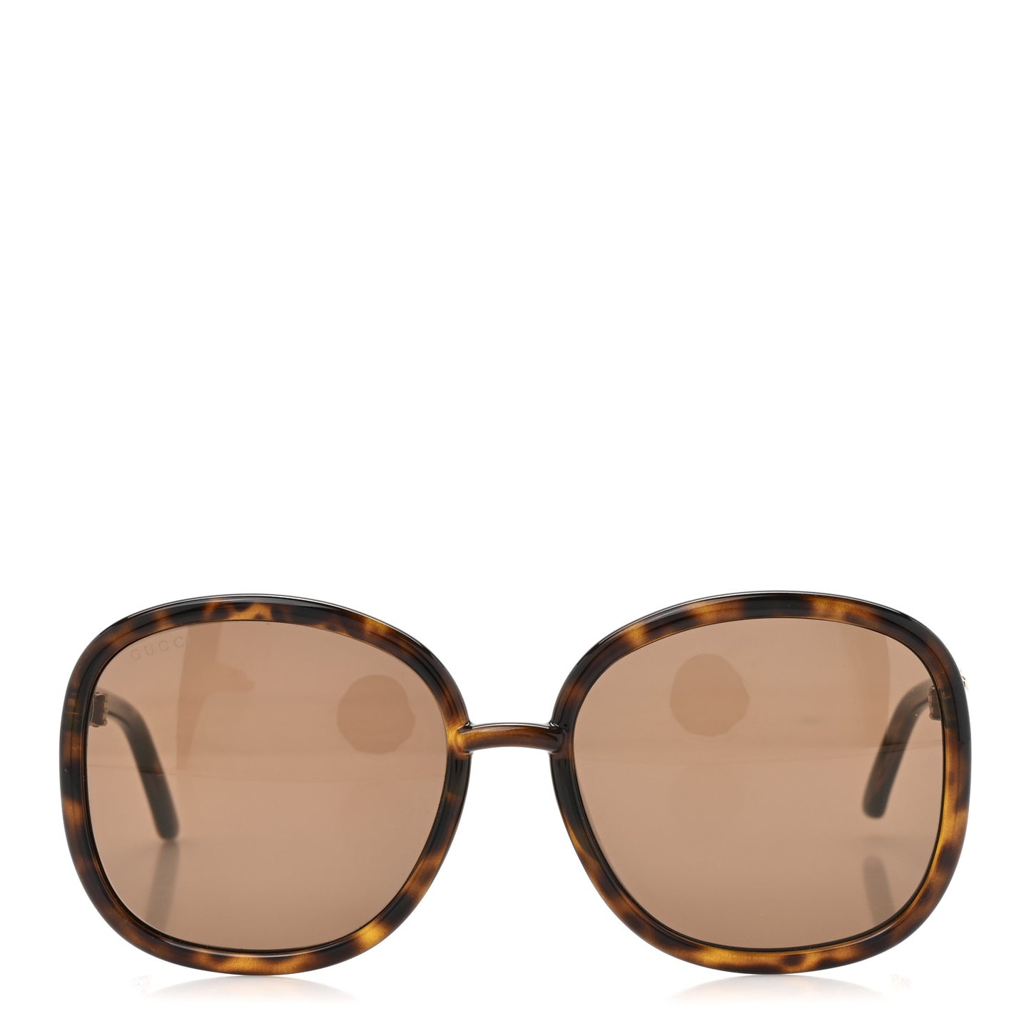 Horsebit Square Frame Sunglasses GG0892SA Tortoise