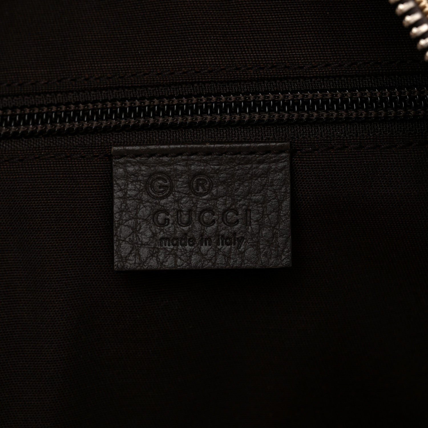 Gucci Monogram Travel Backpack Dark Brown 5 of 10