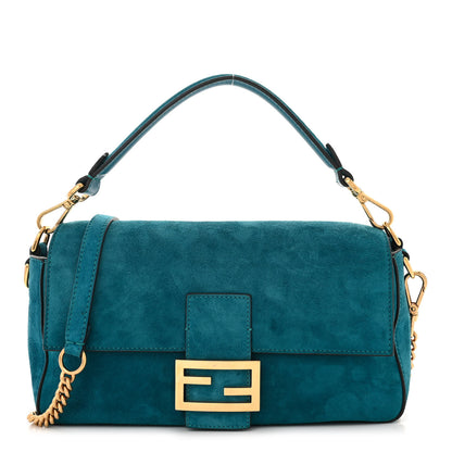 Fendi Chamois Baguette Ottanio 1 of 10
