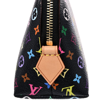 Louis Vuitton Monogram Multicolor Cosmetic Pouch Black Grenade 9 of 10