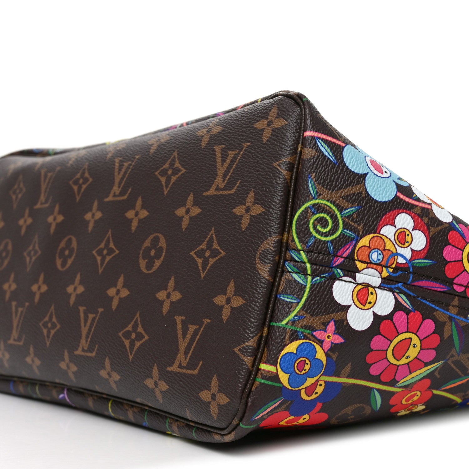 Louis Vuitton LV X TM Monogram Flowers Neverfull MM 9 of 9
