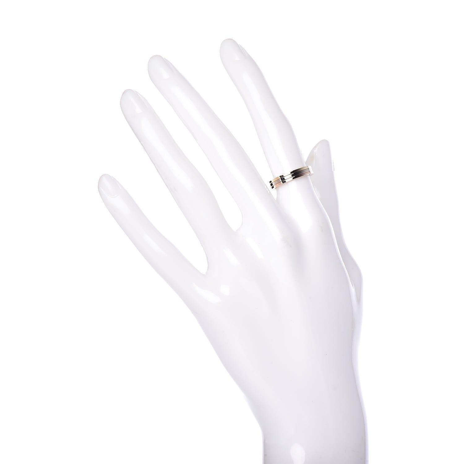 Cartier 18K Pink White Yellow Gold 3.5mm Vendome Louis Cartier Wedding Band Ring 48 4.5 2 of 7