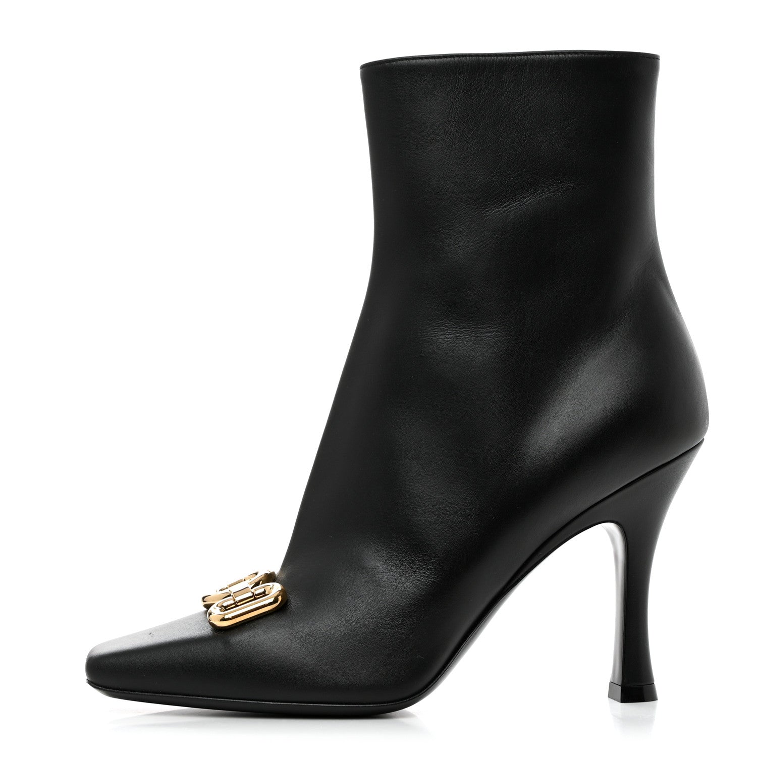 Louis Vuitton Calfskin Rotary Ankle Boots 36.5 Black 1 of 8