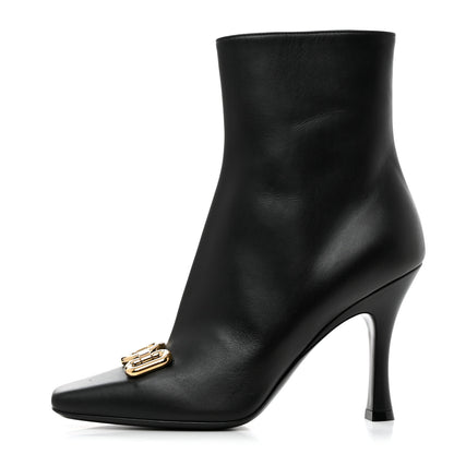 Louis Vuitton Calfskin Rotary Ankle Boots 36.5 Black 1 of 8