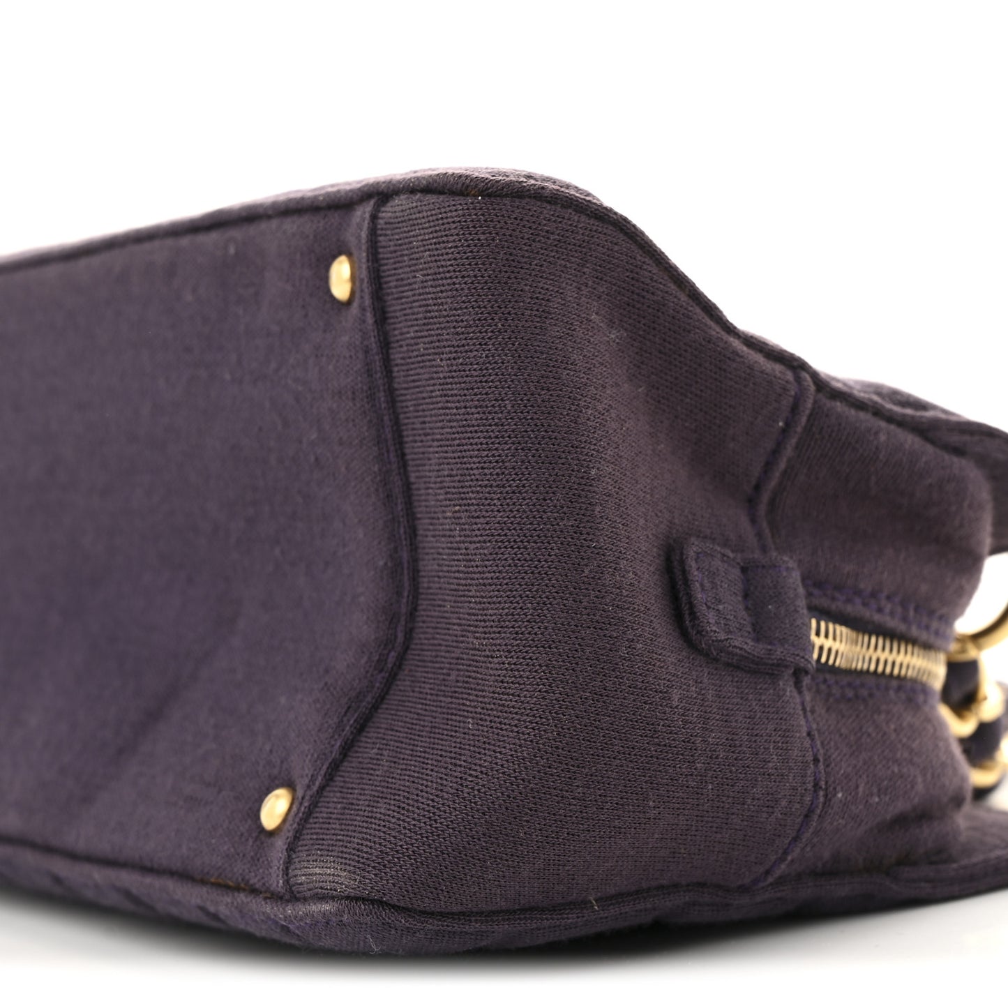 Jersey Quilted CC Chocolate Bar Bag Purple