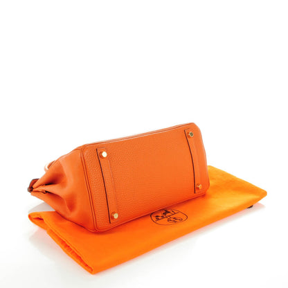 Hermes Togo Birkin 30 Orange 6 of 25