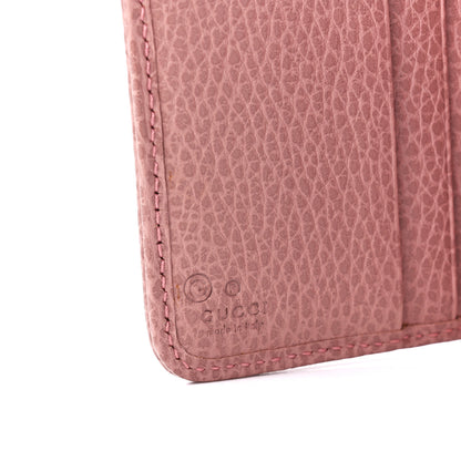 Gucci Monogram Dollar Calfskin Zip Around French Flap Wallet Beige Ebony Soft Pink 8 of 13