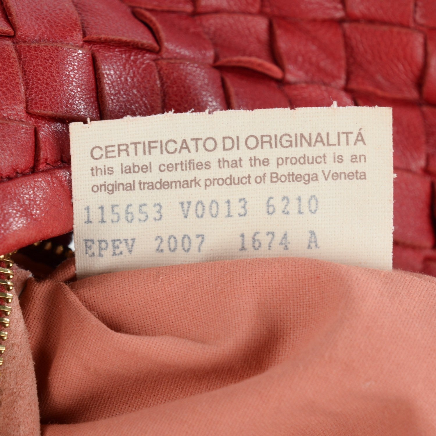 Bottega Veneta Nappa Intrecciato Medium Veneta Hobo Carmine 8 of 8