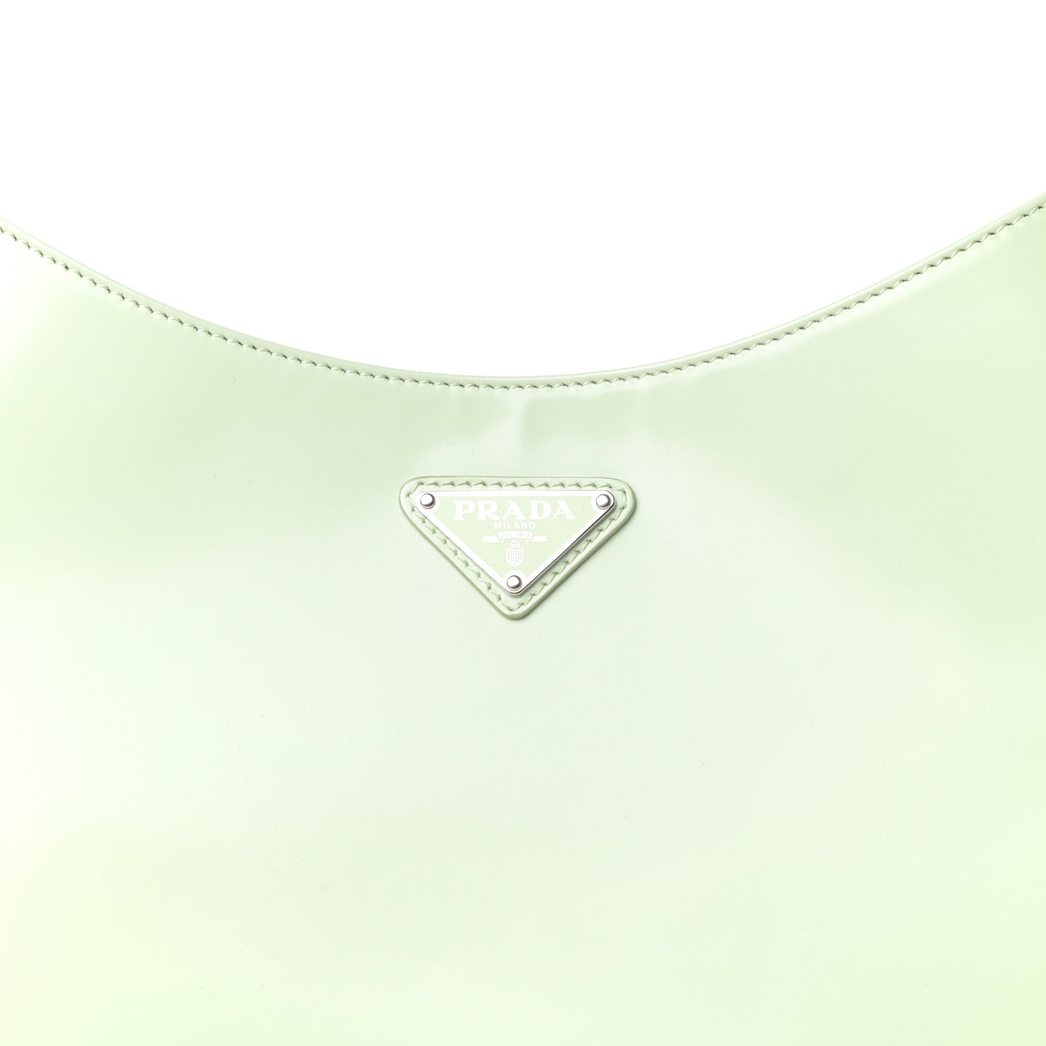 Prada Spazzolato Cleo Shoulder Bag Acqua 9 of 9