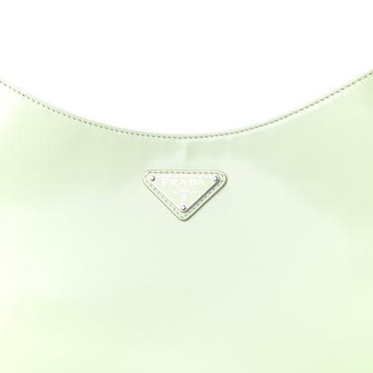 Prada Spazzolato Cleo Shoulder Bag Acqua 9 of 9