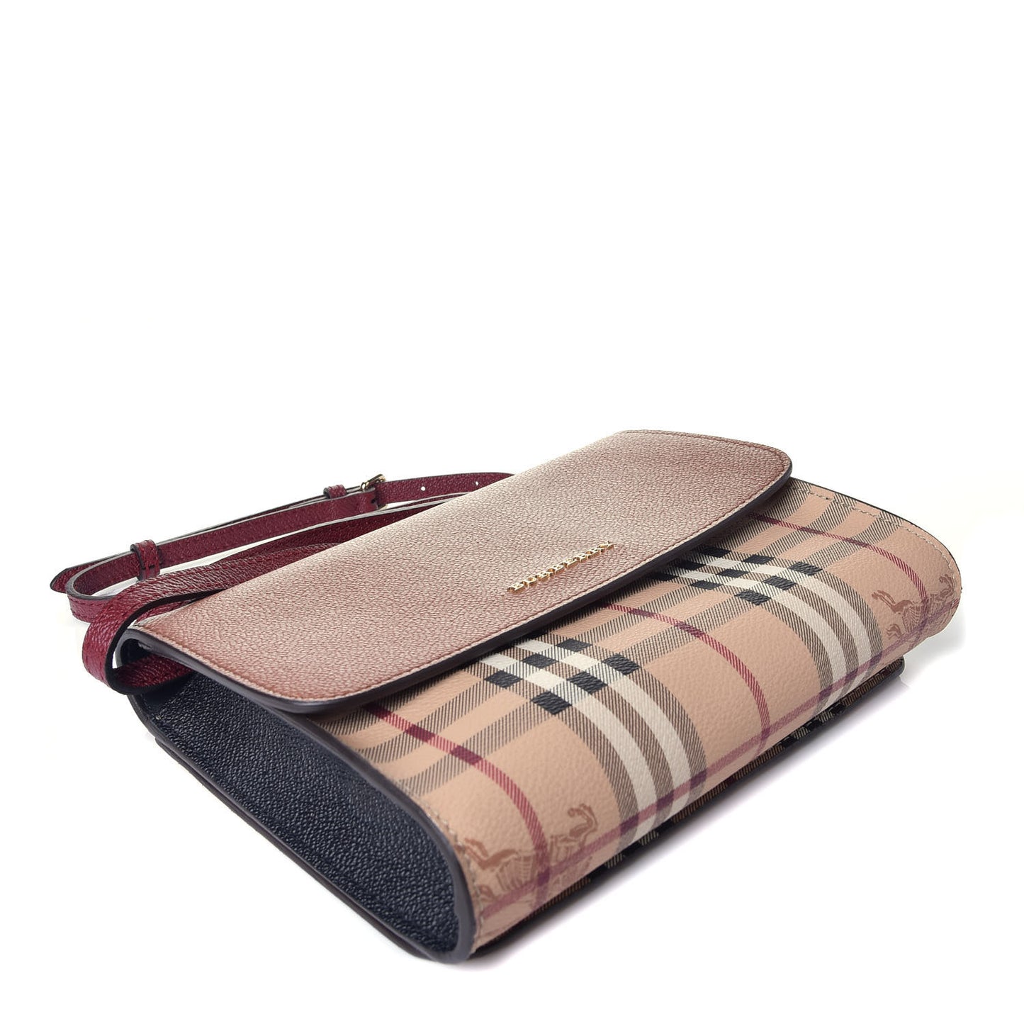 Haymarket Check Small Loxley Crossbody Bright Toffee