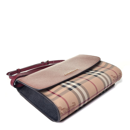 Burberry Haymarket Check Small Loxley Crossbody Bright Toffee 4 of 8