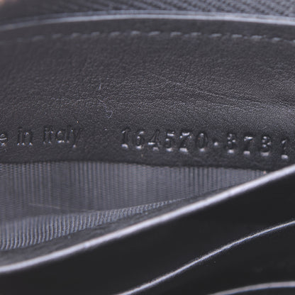 Saint Laurent Leather Muse Zip Around Wallet Black 8 of 8