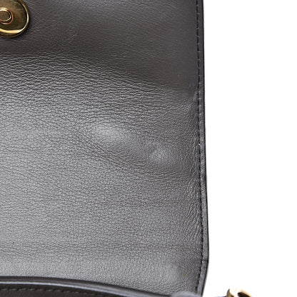 Chloe Calfskin Crocodile Embossed Small Tess Bag Profound Brown 9 of 9