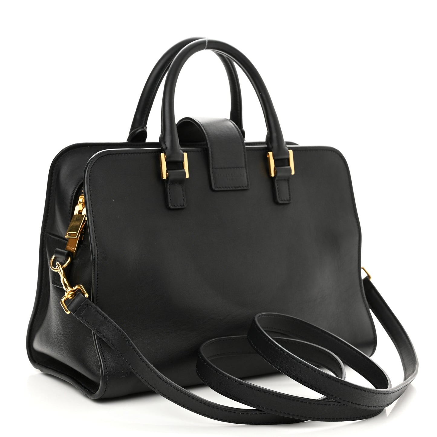 Calfskin Monogram Baby Cabas Black