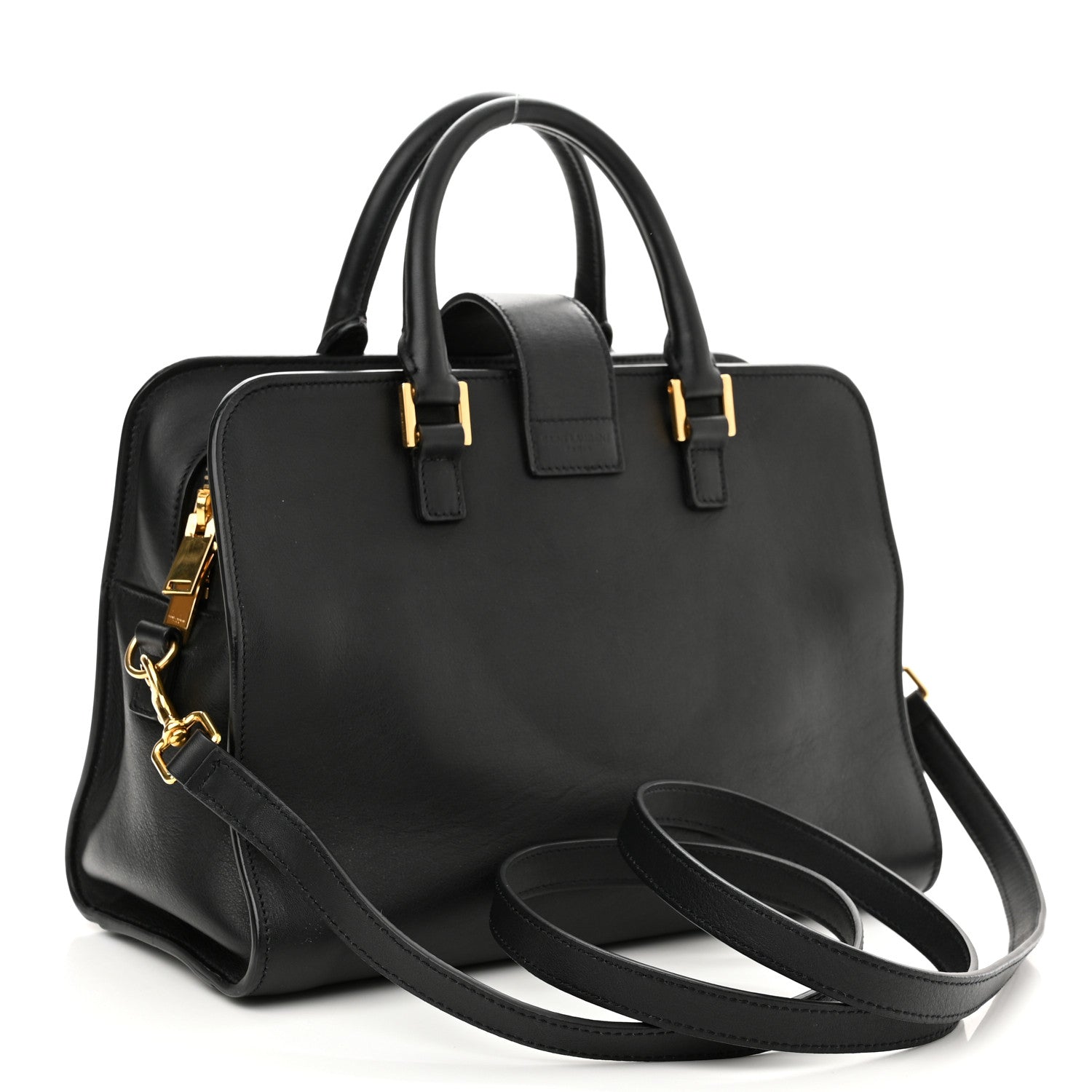 Saint Laurent Calfskin Monogram Baby Cabas Black 3 of 11