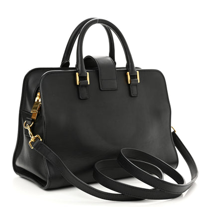 Saint Laurent Calfskin Monogram Baby Cabas Black 3 of 11
