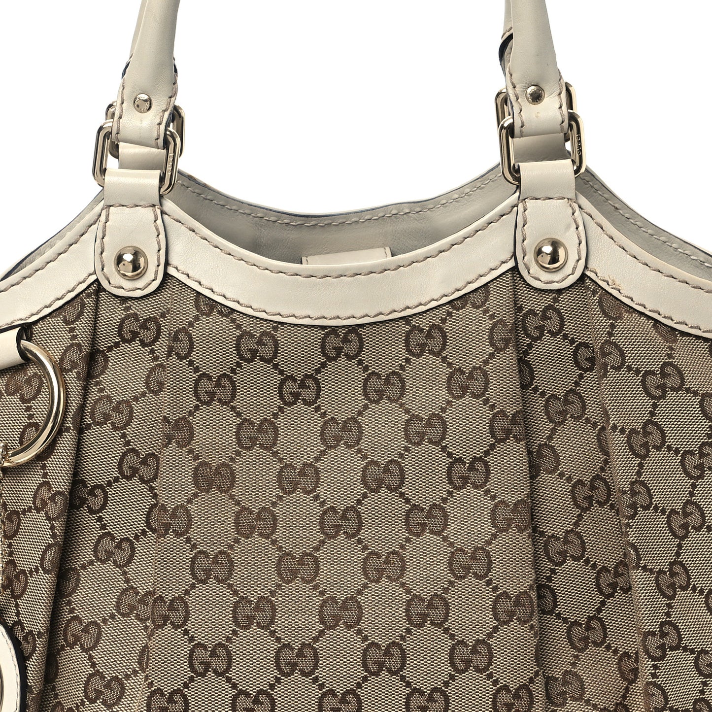 Monogram Medium Sukey Tote Off White