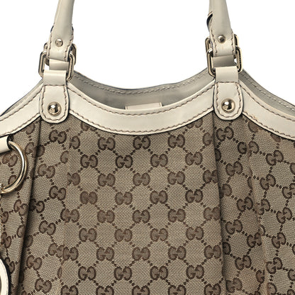 Gucci Monogram Medium Sukey Tote Off White 8 of 12