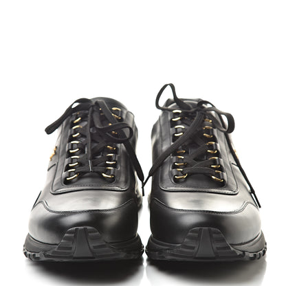 Louis Vuitton Calfskin Run Away Sneakers 12 Black 2 of 12