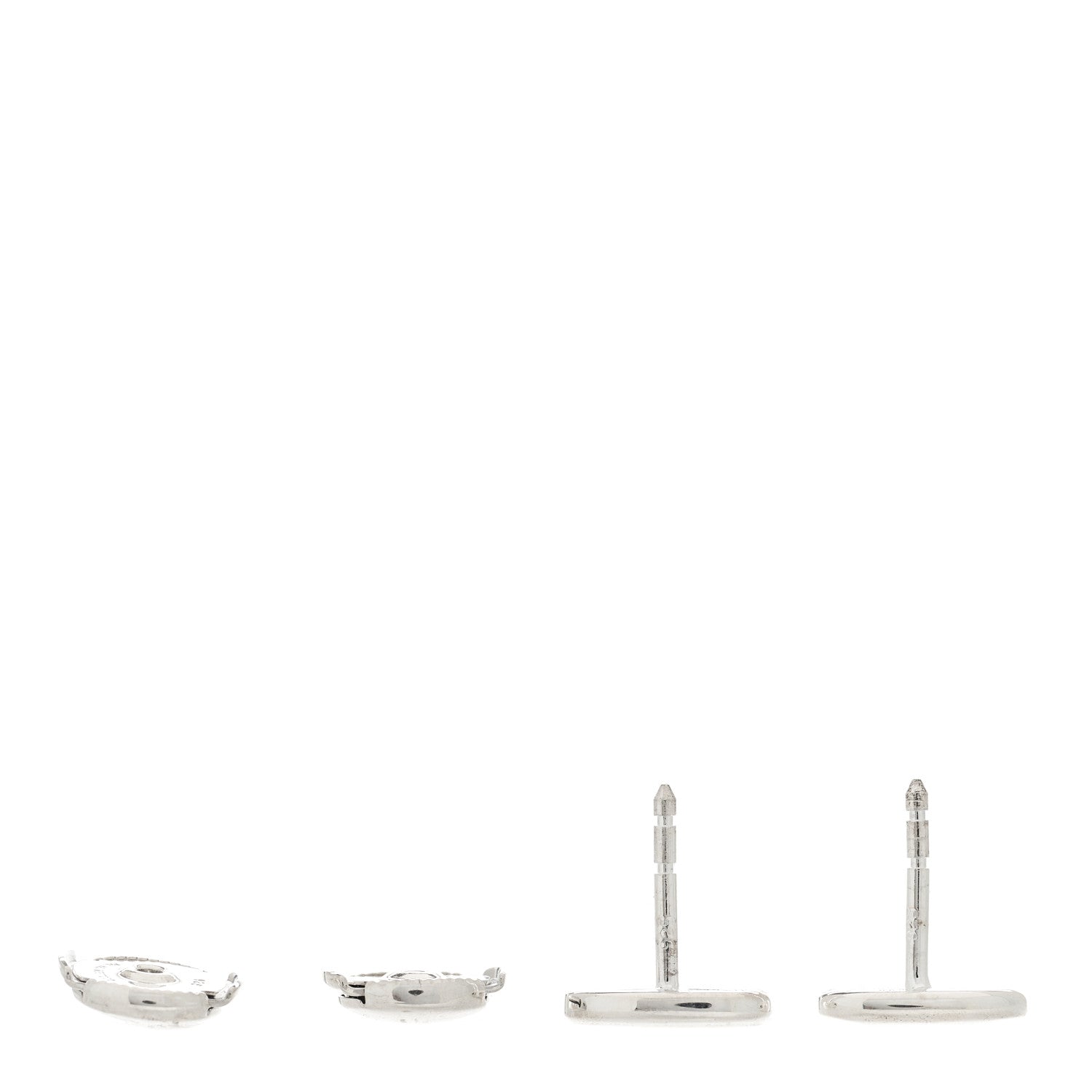 Hermes Sterling Silver TPM Farandole Earrings 3 of 5