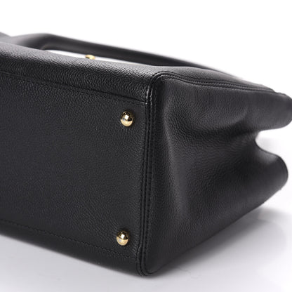 Chanel Calfskin Small Cerf Executive Shopper Tote Black 8 of 12