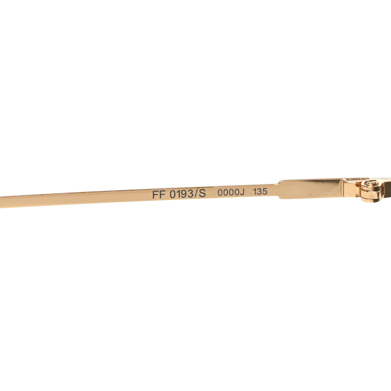 Fendi Metal Mirrored Eyeline Sunglasses FF 0193/S Black Rose Gold 6 of 7