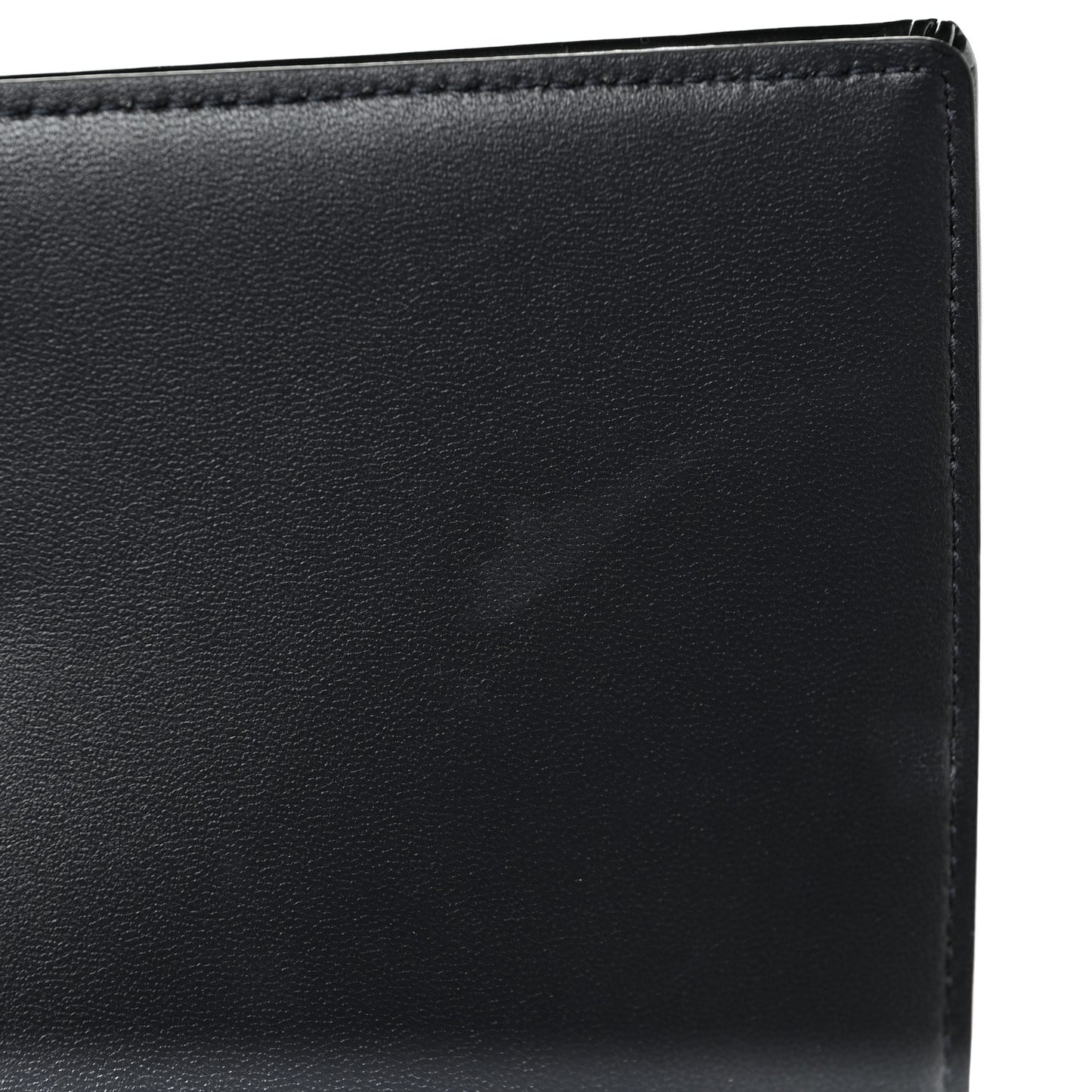 Metallic Patent Micro-Cannage Small Diorama Flap Bag Onyx Black