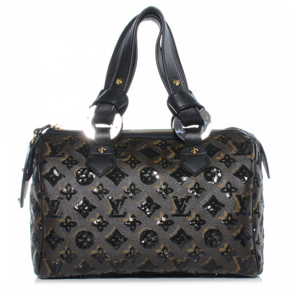 Louis Vuitton Monogram Sequins Eclipse Speedy 28 Black 1 of 8