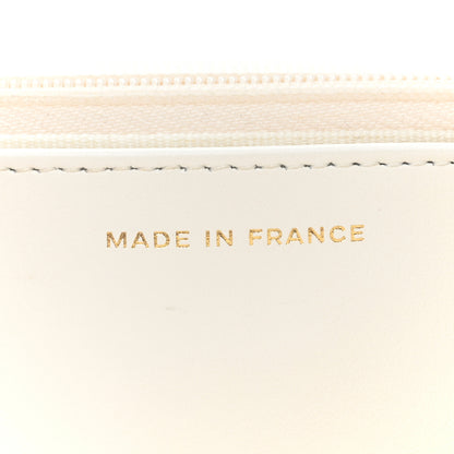 Chanel Caviar Quilted Enamel Coco Casino Wallet On Chain WOC White 6 of 17