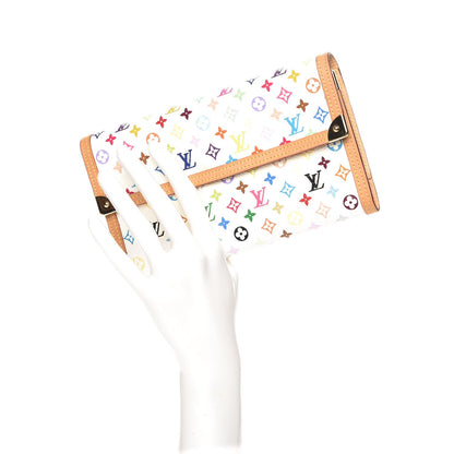 Louis Vuitton Monogram Multicolor Porte Tresor International Wallet White 2 of 7